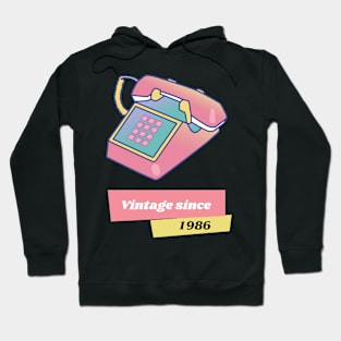 Vintage since 1986 Hoodie